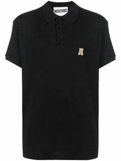 Moschino teddy bear-patch polo shirt
