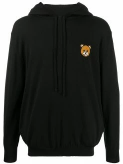 Moschino teddy bear knitted hoodie