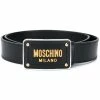 Moschino lettering logo belt