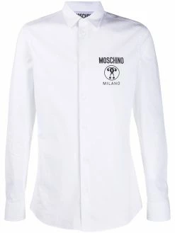 Moschino Double question mark print shirt
