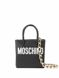 Moschino logo print mini bag