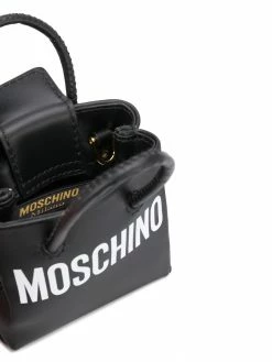 Moschino logo print mini bag