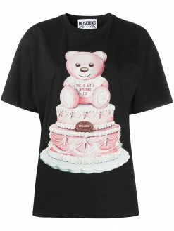 Moschino Cake Teddy Bear print T-shirt