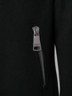 Moschino oversized zipper detailed coat