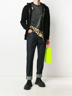 Moschino chunky knit hoodie