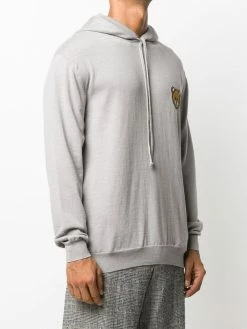 Coupon ⌛ Moschino Teddy Bear motif knitted hoodie ❤️ 9 Moschino Teddy Bear motif knitted hoodie