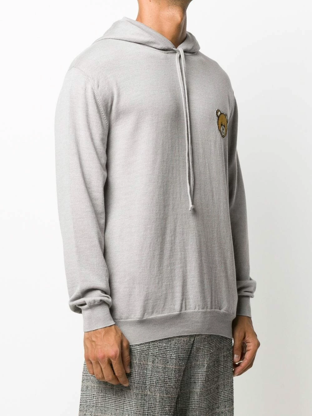 Coupon ⌛ Moschino Teddy Bear motif knitted hoodie ❤️ 5 Moschino Teddy Bear motif knitted hoodie