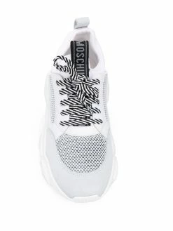 Moschino teddy mesh-panel low-top sneakers