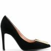 Moschino M logo pumps