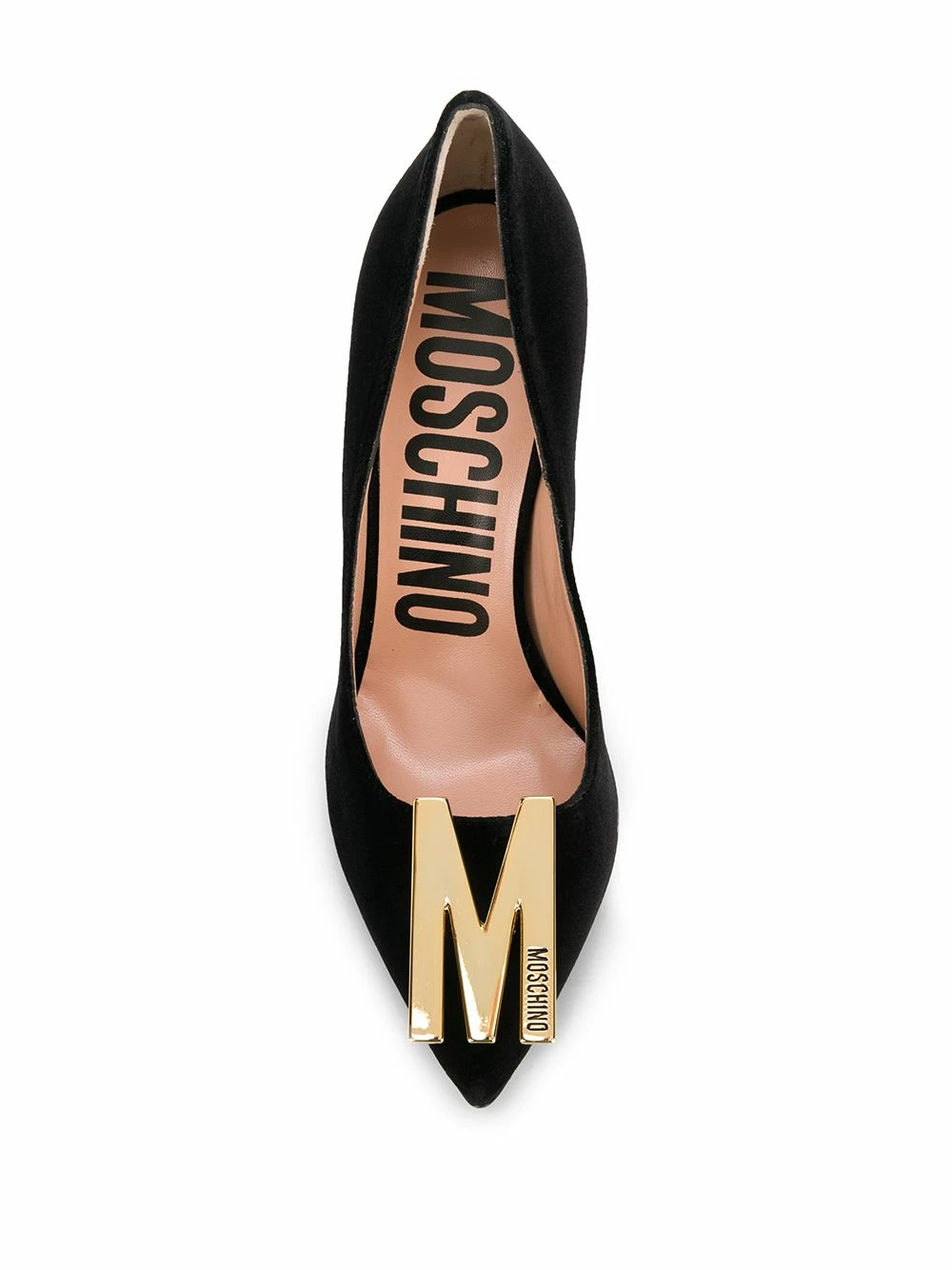 Buy โค๏ธ Moschino M logo pumps ๐ 6 Moschino M logo pumps