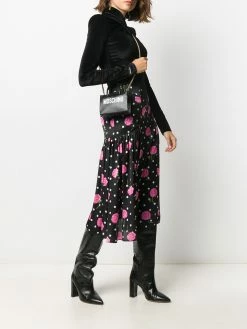 Moschino logo-print shoulder bag