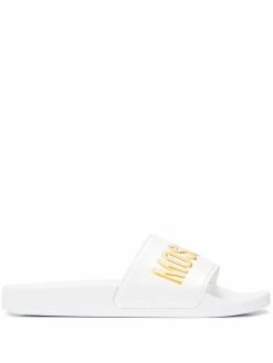 Moschino flat logo slides