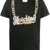 Moschino logo-chain print T-shirt