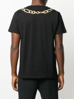 Moschino logo-chain print T-shirt