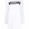 Moschino logo detail hooded dress