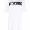 Moschino logo asymmetric T-shirt