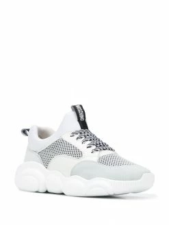 Moschino panelled low-top sneakers