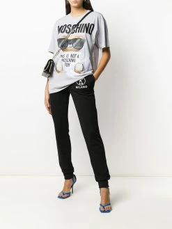 Moschino Milano logo-print track pants