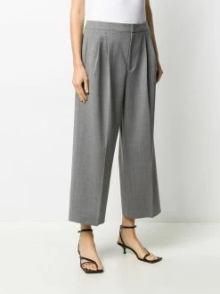 Moschino wide-leg cropped trousers