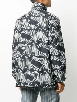 Brand new π Moschino Reversible warped logo jacket π 11 Moschino reversible warped logo jacket