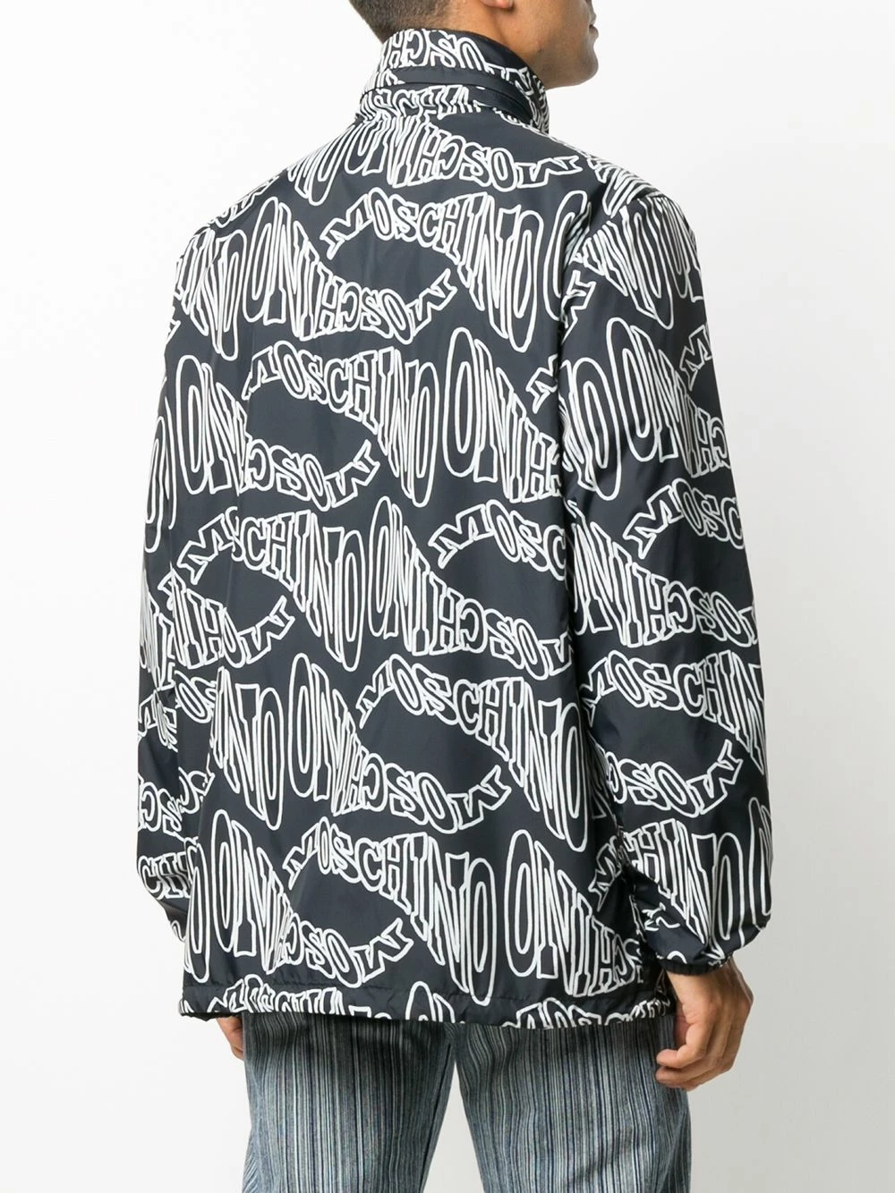 Brand new π Moschino Reversible warped logo jacket π 6 Moschino reversible warped logo jacket