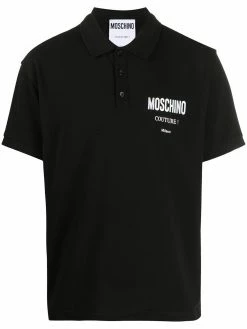 Moschino logo short-sleeve polo shirt