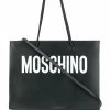 Moschino slogan printed shoulder bag