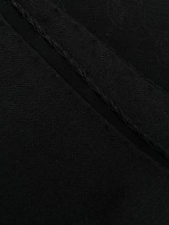 Moschino braided edge monogram scarf