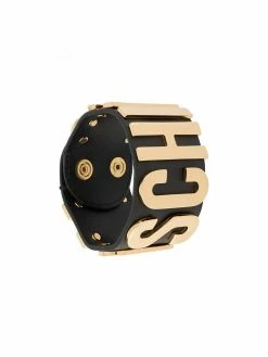 Moschino logo lettering bracelet