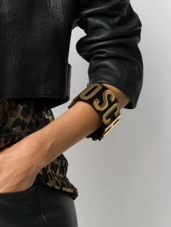 Moschino logo lettering bracelet