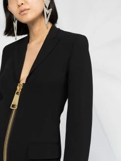 Moschino plunge zip dress