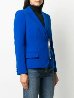 Moschino oversized zip-pull blazer