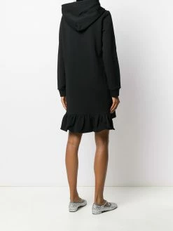 Best deal โ Moschino Logo print hooded ๐ dress ๐ 10 Moschino logo print hooded dress