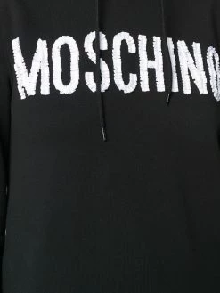 Best deal โ Moschino Logo print hooded ๐ dress ๐ 11 Moschino logo print hooded dress