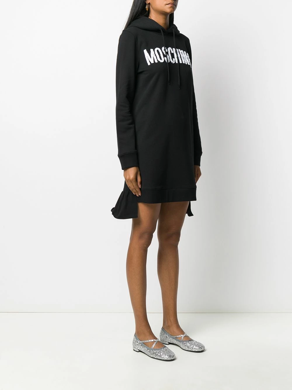 Best deal โ Moschino Logo print hooded ๐ dress ๐ 5 Moschino logo print hooded dress