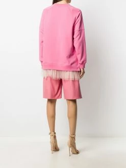 Moschino tulle back sweatshirt