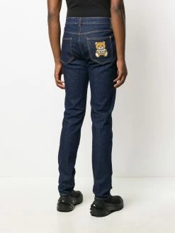 Moschino Teddy Bear patch jeans