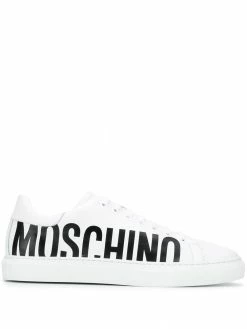 Moschino side logo print sneakers
