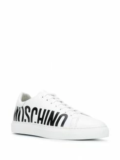 Moschino side logo print sneakers