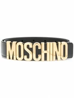 Moschino logo belt