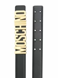 Moschino logo belt