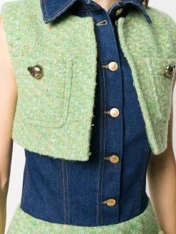 Moschino panelled fitted dress