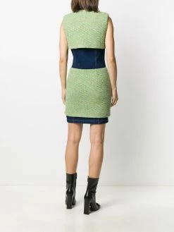 Moschino panelled fitted dress