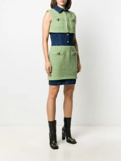 Moschino panelled fitted dress