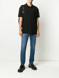 Moschino Double Question Mark print polo shirt