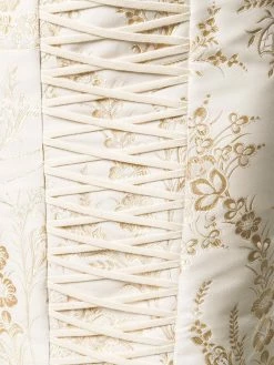 Moschino damask jacquard fitted skirt