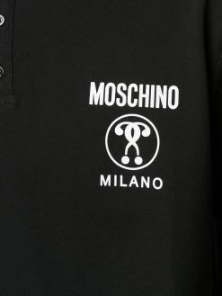Outlet ๐คฉ Moschino Double Question Mark short sleeve polo ๐ shirt โ 11 Moschino Double Question Mark short-sleeve polo shirt