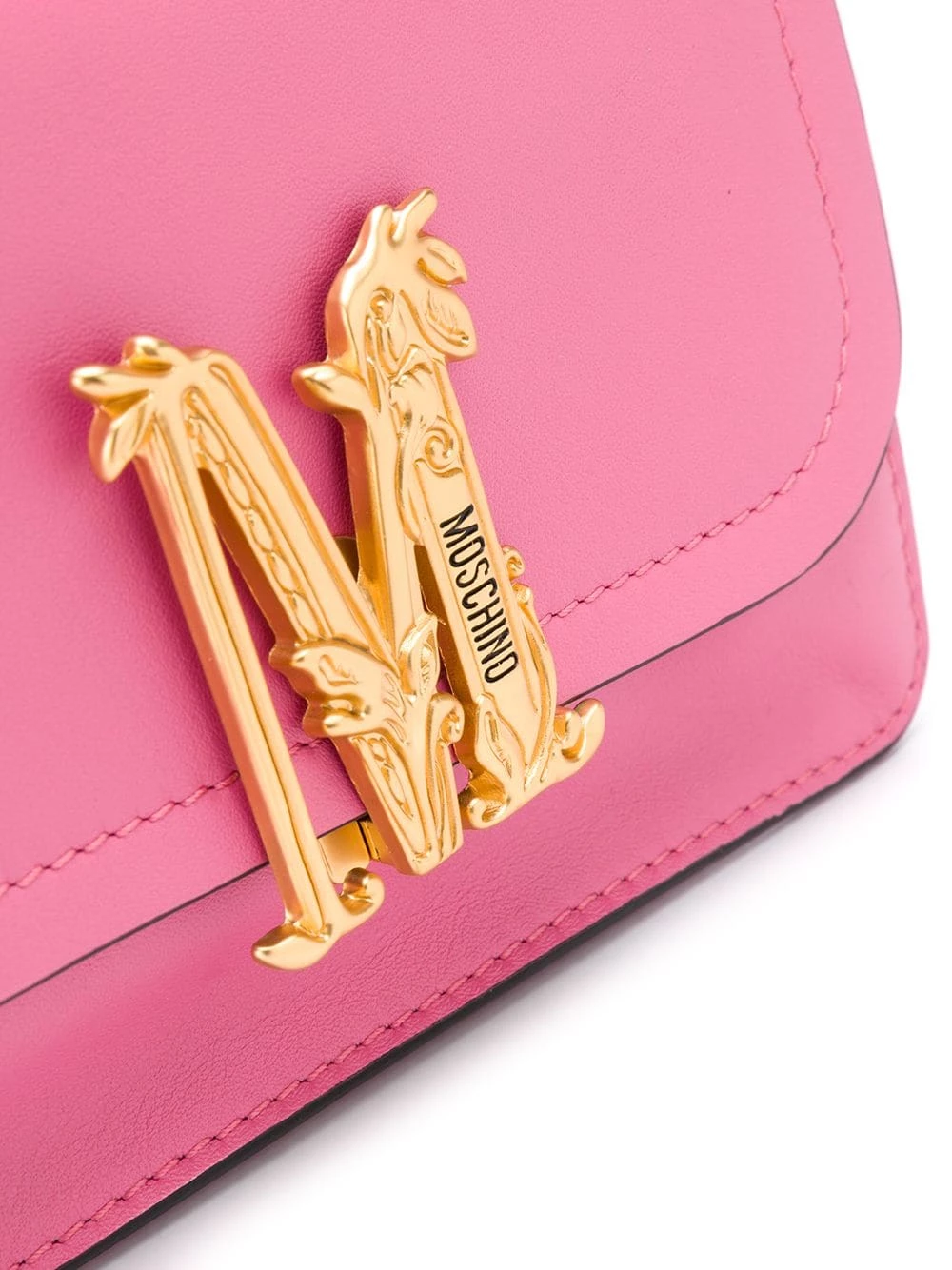 Discount ๐ Moschino Monogram plaque shoulder bag โ 6 Moschino monogram plaque shoulder bag