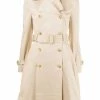 Moschino double-breasted asymmetric-hem coat