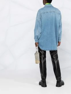 Moschino zipped denim shirt